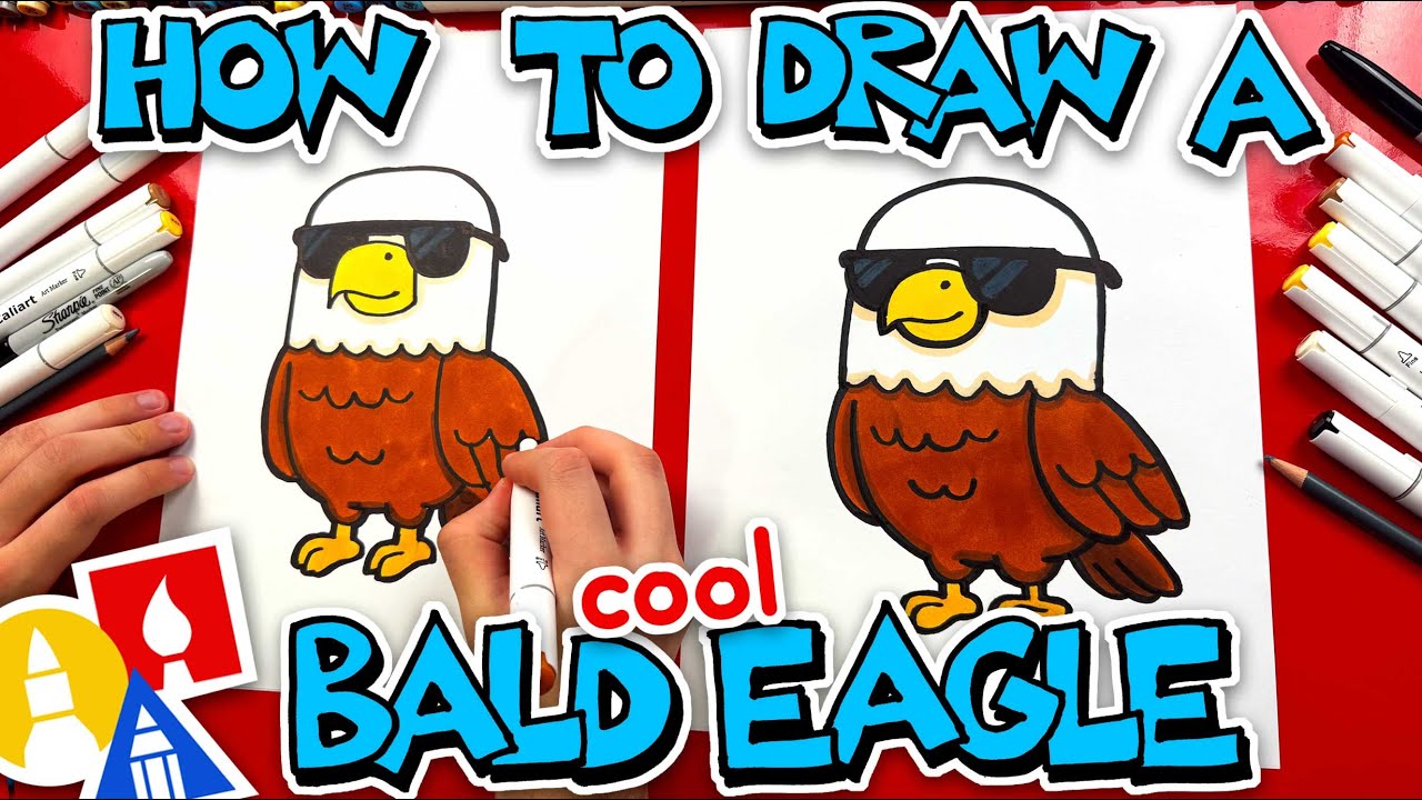 Step-by-Step Guide to Drawing a Cool Bald Eagle with Sunglasses
