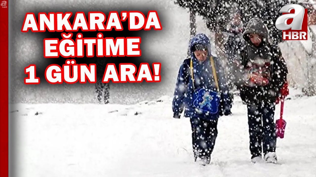 Ankara'da kar ve dondurucu soğuk! Ankara'da taşımalı eğitime 1 gün ara... | A Haber