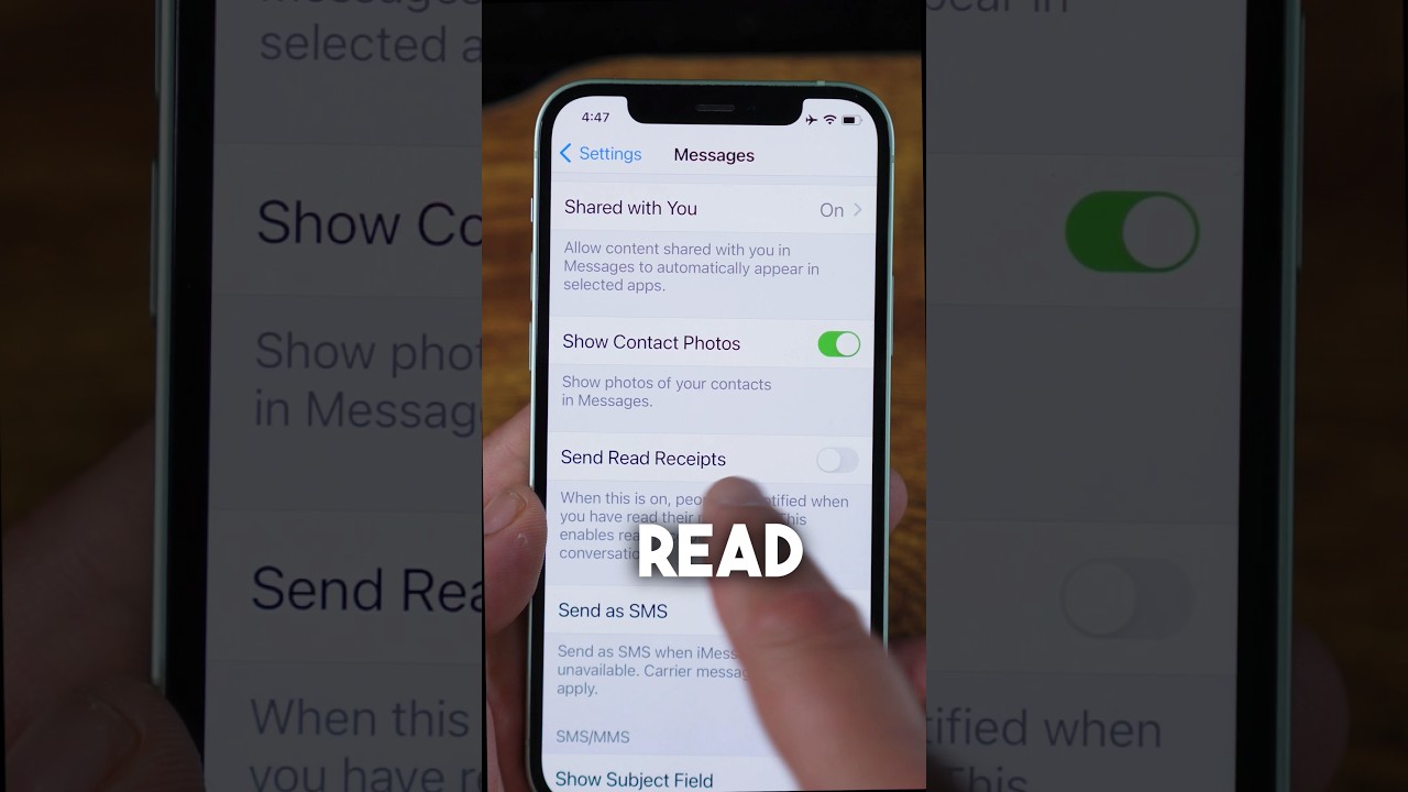 Easily Enable or Disable Read Receipts in Messages on iOS π±
