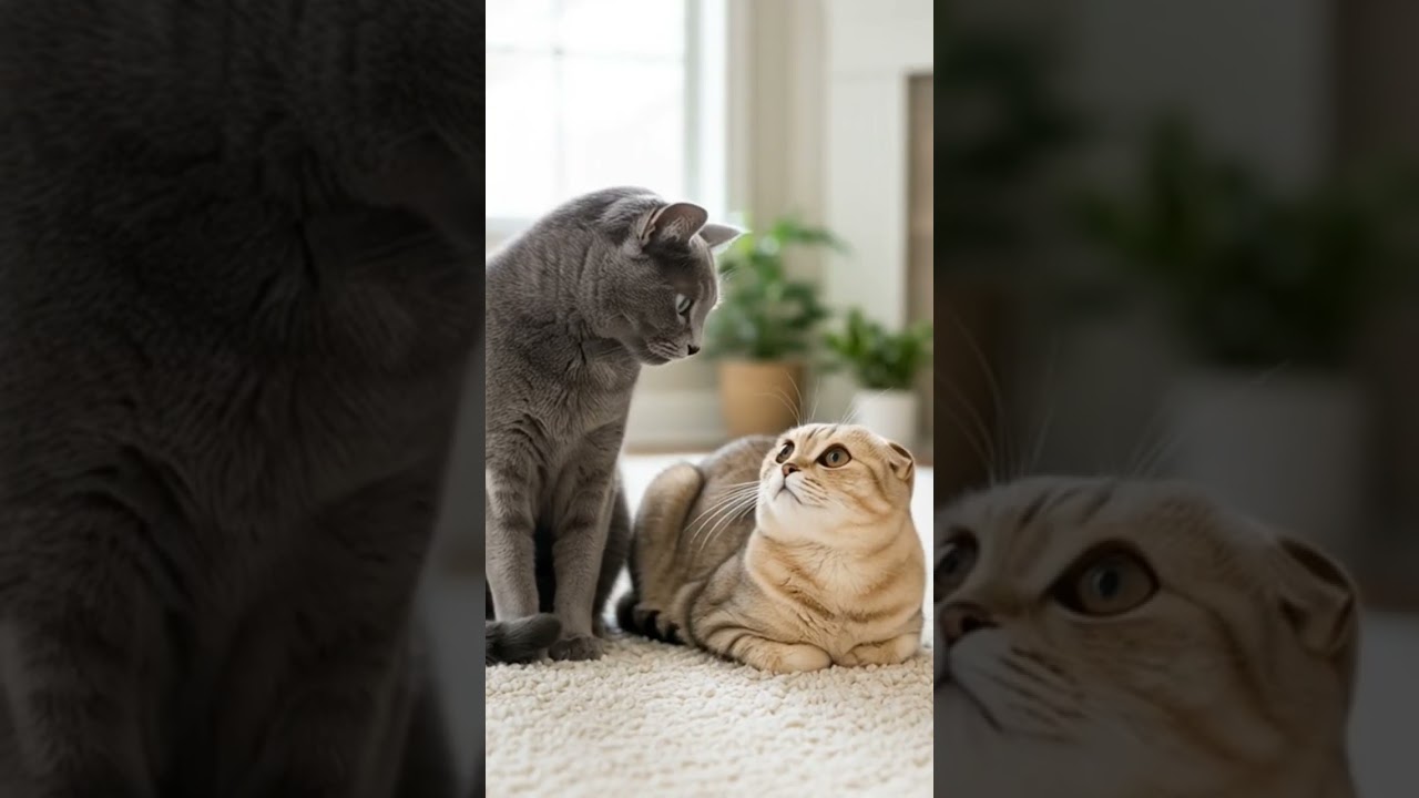 이 정도면 만화? 현실 고양이의 귀여움 😹