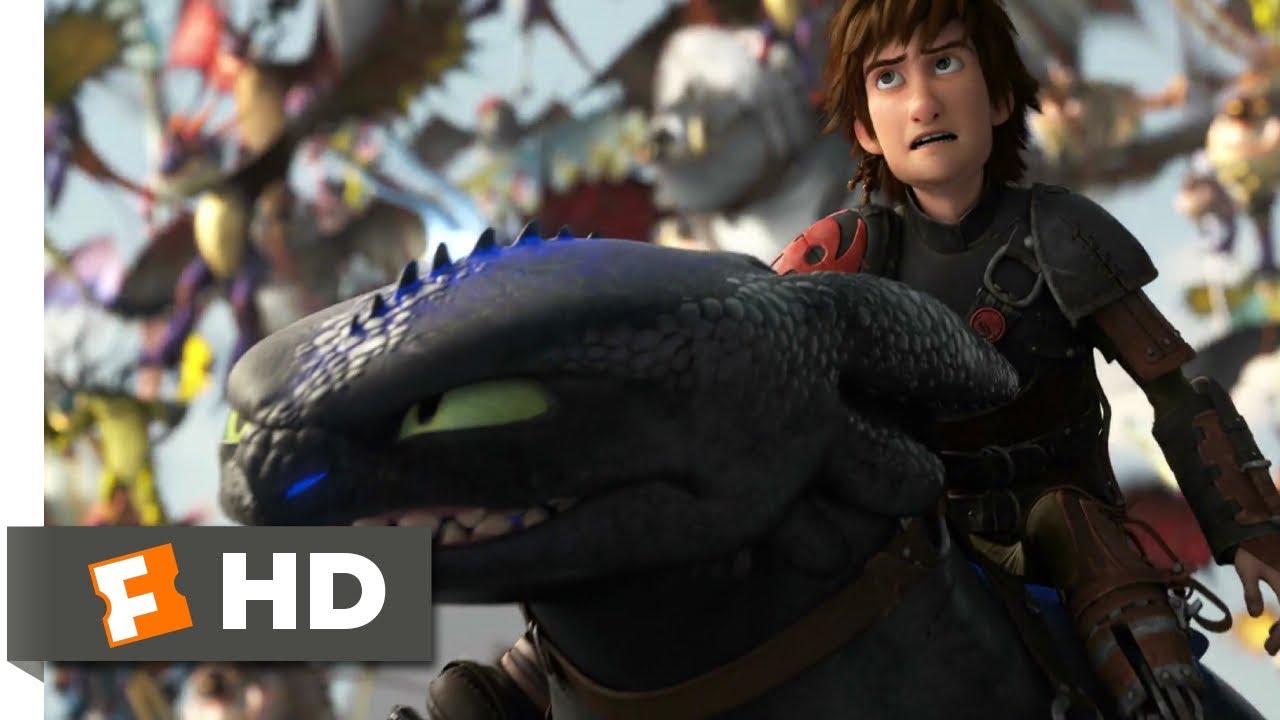 How to Train Your Dragon 2: Toothless Battles Bewilderbeast 🐉