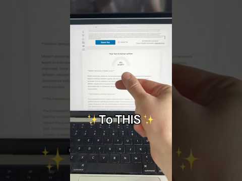Bypassing Turnitin AI detector as easy as… #aidetector #aitools #humanized #turnitin #studytok