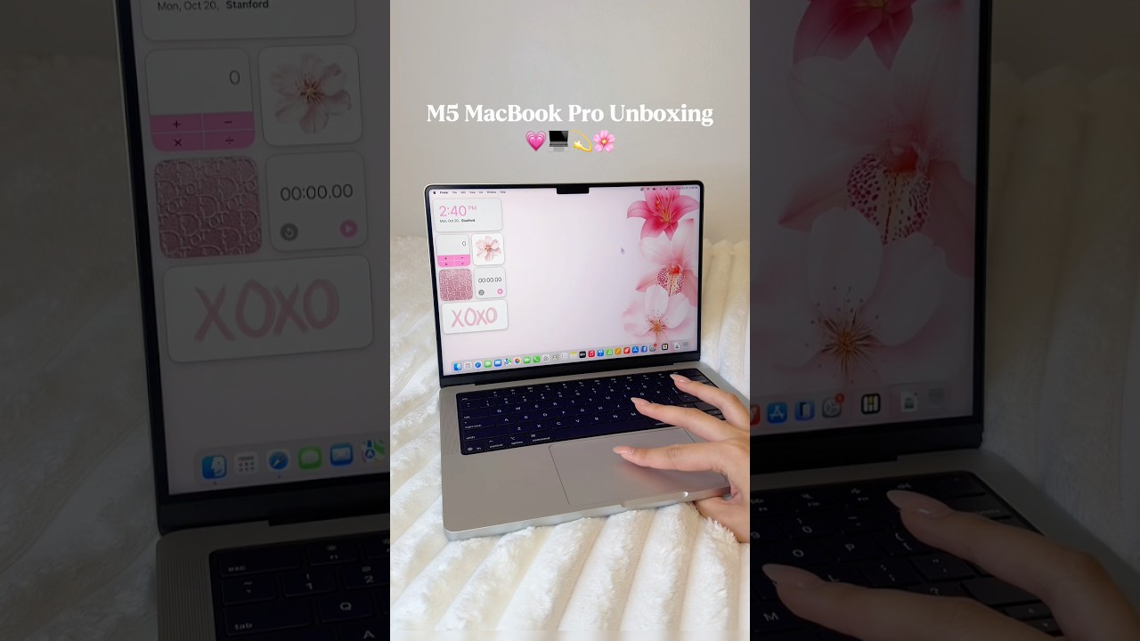 Unboxing My Silver M5 MacBook Pro 💻