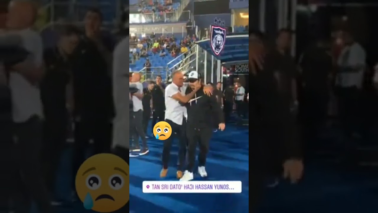 🥹 Menangis EX Coach JDT kat TMJ sebab Juara Liga Super Malaysia