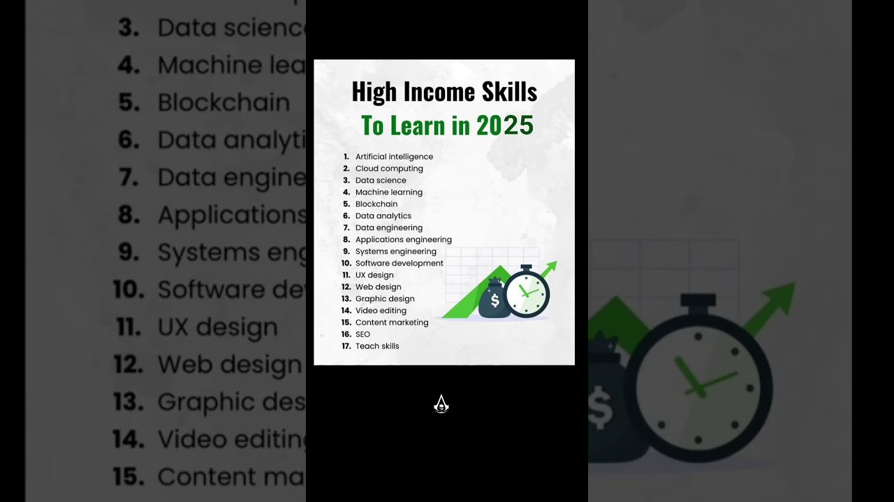 Top 17 17 High-Income Skills to Master in 2025 💼