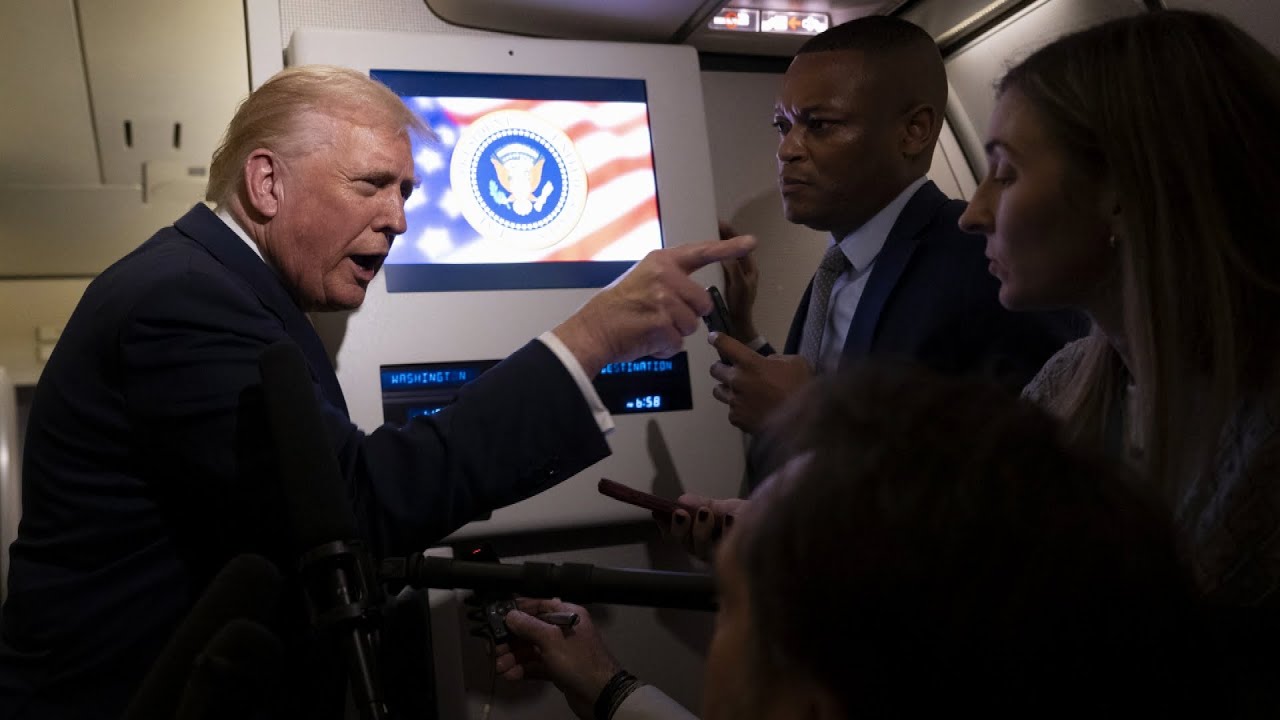Trump Calls Female Reporter 'Piggy' on Air Force One