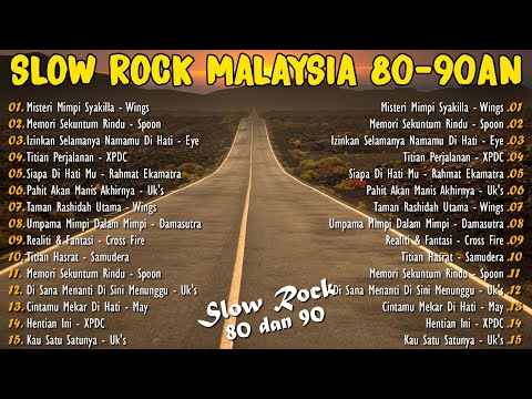LAGU SLOW ROCK MALAYSIA 80-90AN - LAGU JIWANG 80AN DAN 90AN TERBAIK - KOLEKSI LAGU JIWANG LEGANDA