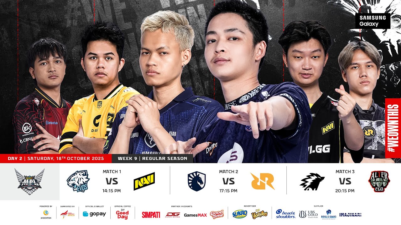 MPL ID S16 Week 9 Day 2 Live 🏆