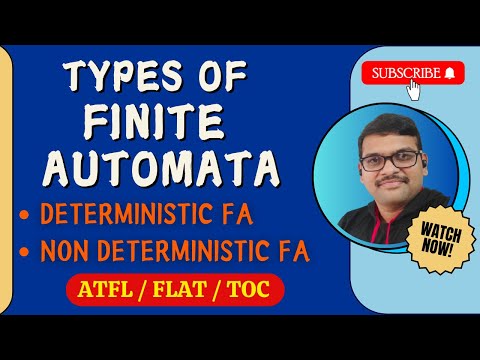 04-TYPES OF FINITE AUTOMATA (DFA & NFA) IN AUTOMATA THEORY || DFA & NFA || THEORY OF COMPUTATION
