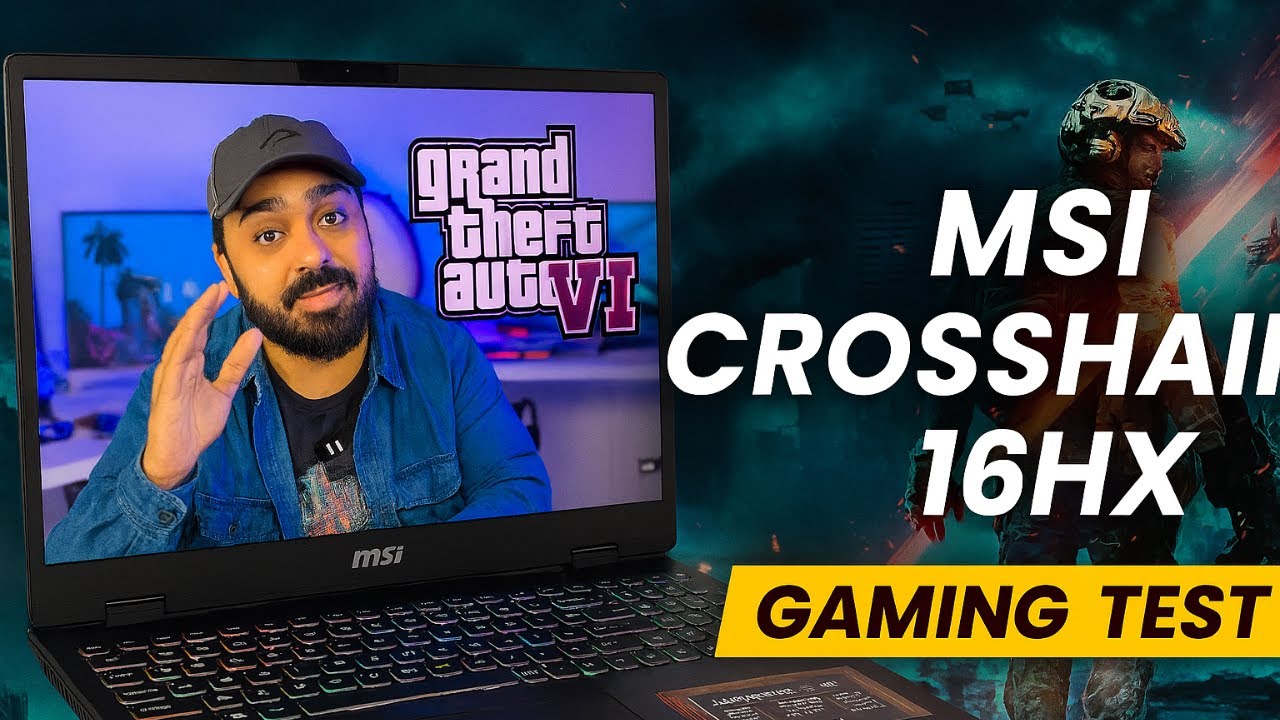 MSI Crosshair 16 HX AI Gaming Test & RTX 50XX Review