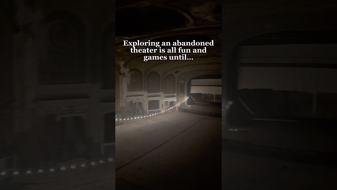 Exploring abandoned places isn’t always fun and games…