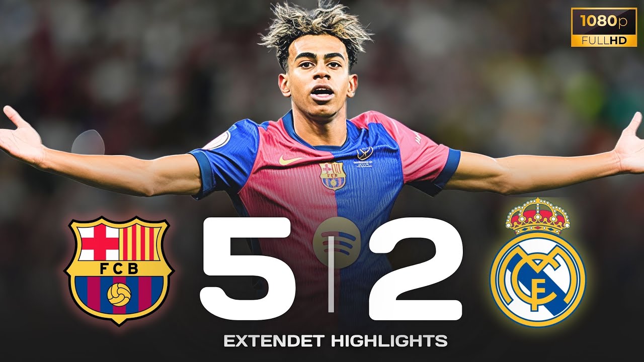 Barcelona vs Real Madrid | Super Cup Highlights
