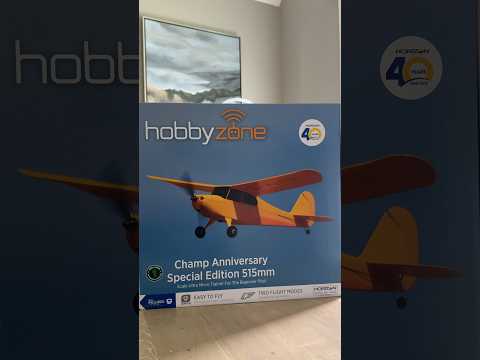 Unboxing the HobbyZone Champ Anniversary Special Edition RTF (Ready-To-Fly) Beginner RC Airplane!