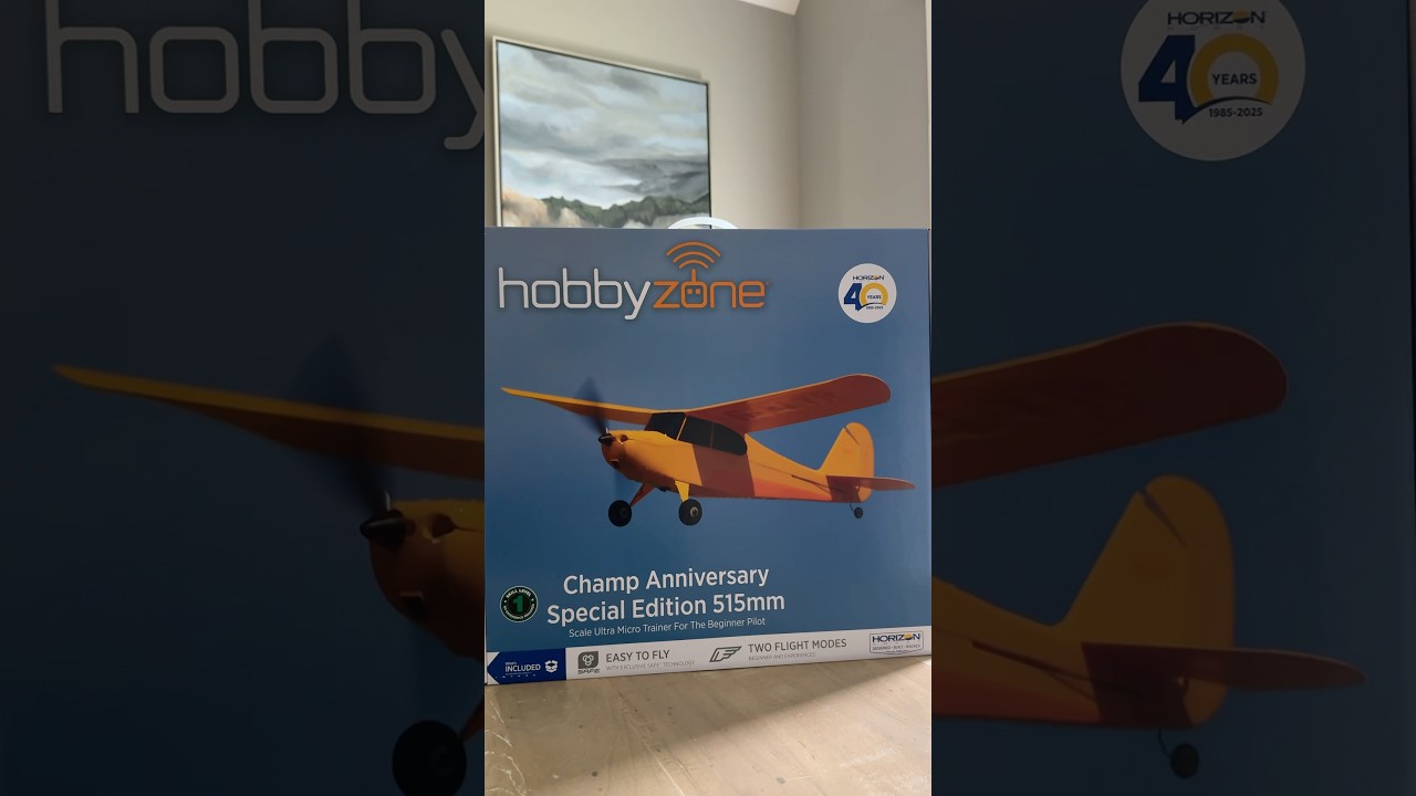 Unboxing the HobbyZone Champ Anniversary Edition RTF – Perfect Beginner RC Plane ✈️