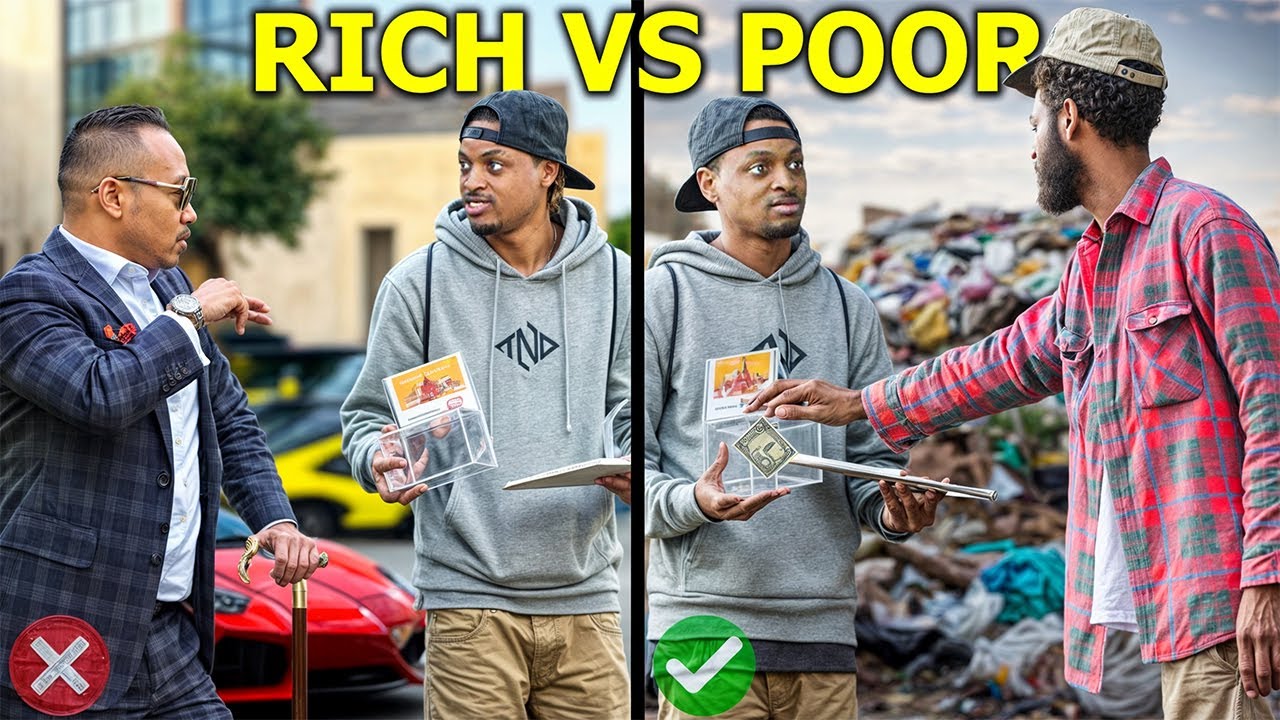 Stranger Tests Rich vs Poor, Then Rewards 100x! 💖