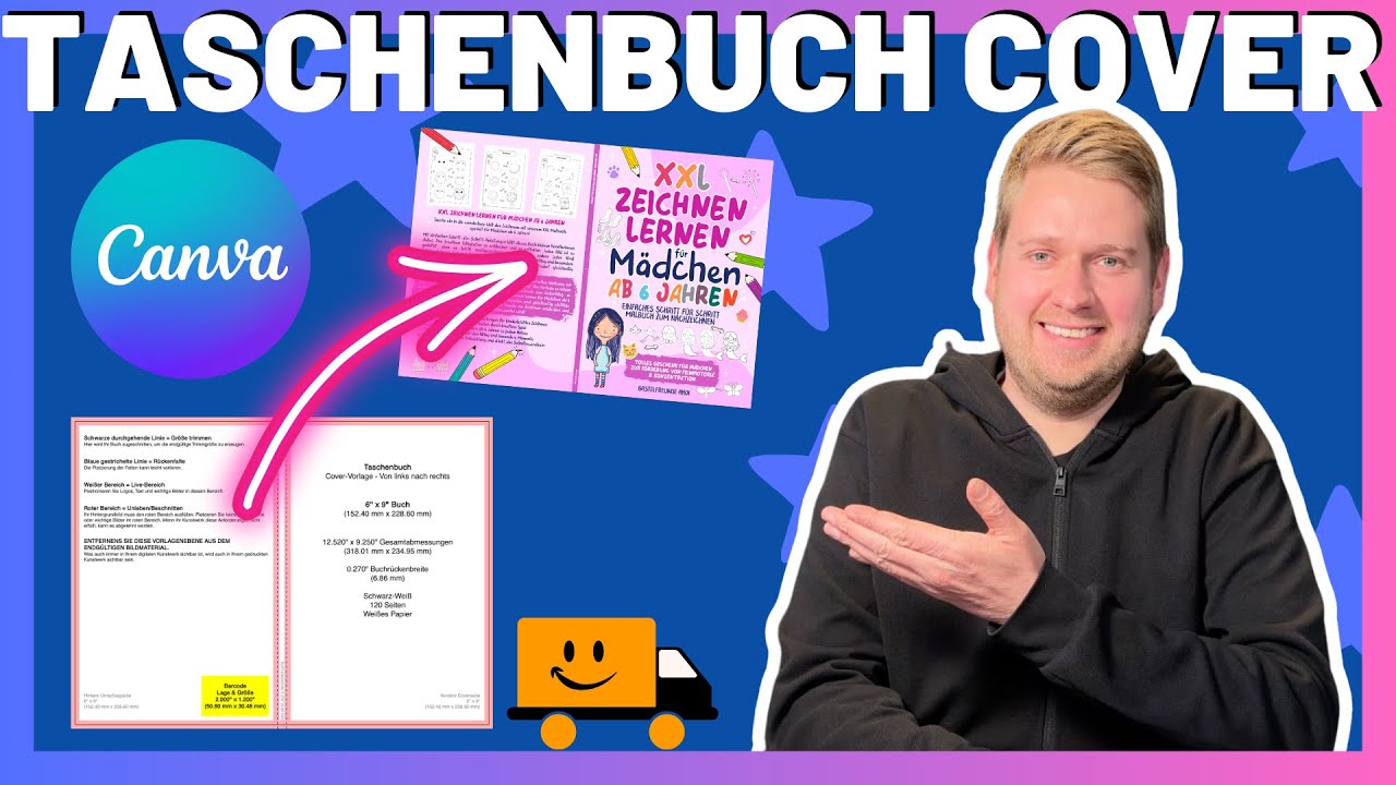 Einfaches Buchcover mit Canva für Amazon KDP ✍️