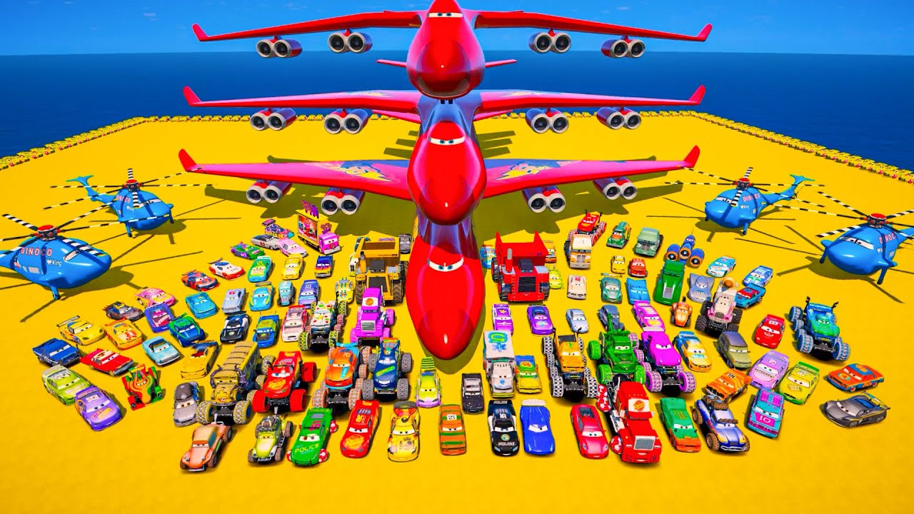 Epic Disney Pixar Cars Unboxing! Lightning McQueen, Jackson Storm & More 🚗