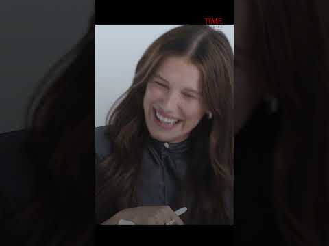 Can you guess Millie Bobby Brown's favorite 80's icon? #strangerthings #milliebobbybrown