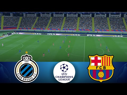 Club Brugge vs Barcelona LIVE | UEFA Champions League 2025/26 Full Match | Watch Along & eFootball