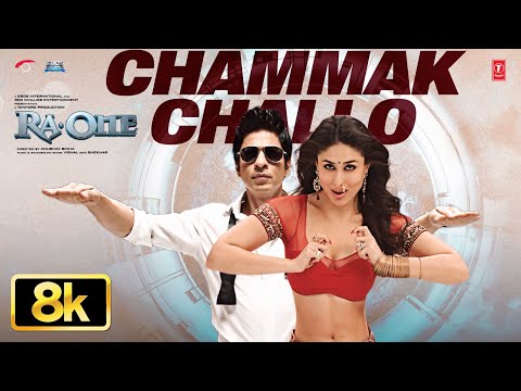 Chammak Challo [8K] Video | Ra One | Shahrukh Khan, Kareena | Akon, Vishal Dadlani, Hamsika Iyer