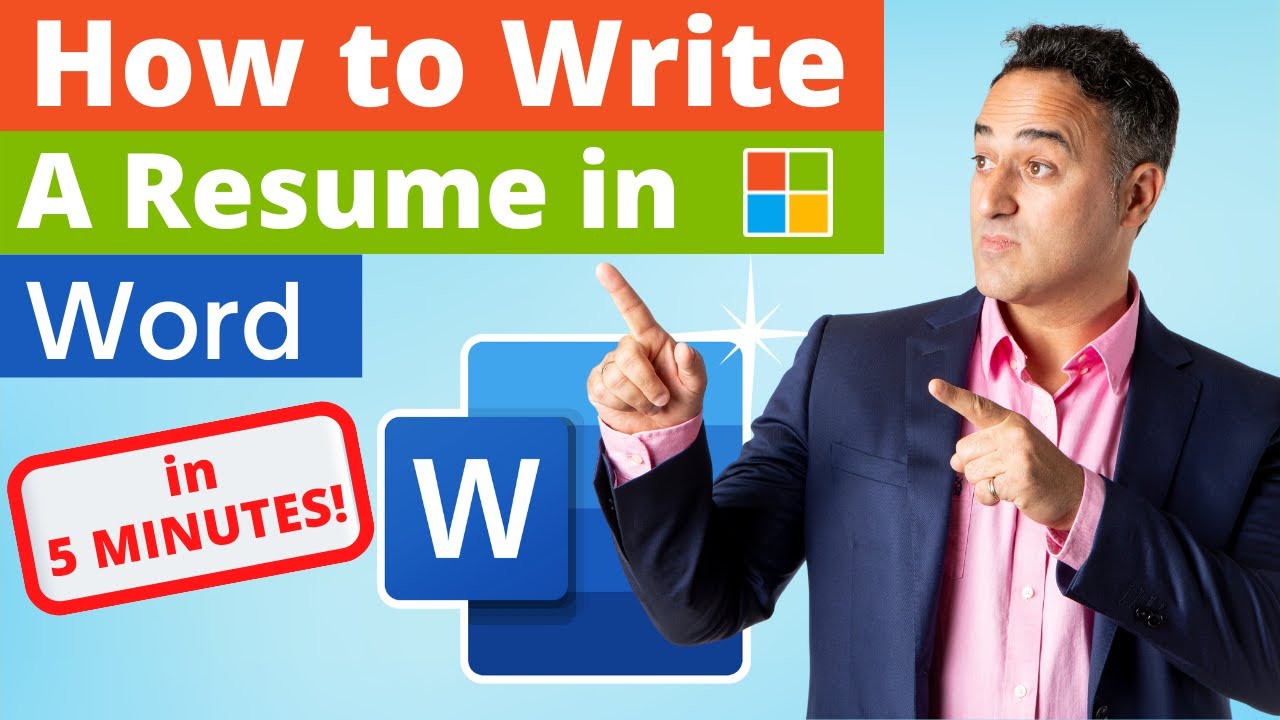 Create a Resume in Word in Under 5 Minutes β±