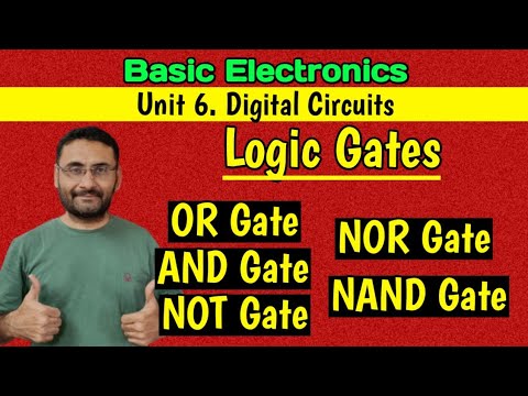 Logic Gates | OR gate | AND gate | NOT gate | NOR gate | NAND gate |  Digital Circuits (in हिन्दी)