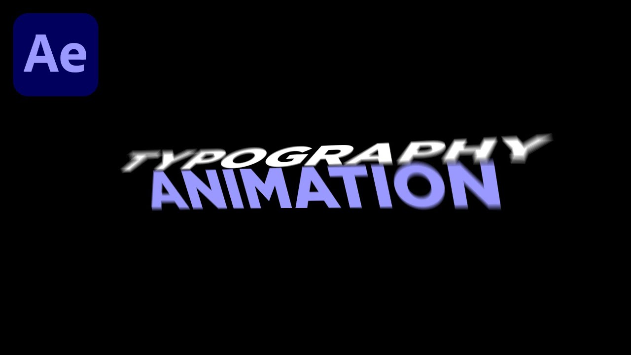 Easy 3D Typography Text Animation in After Effects 🎨