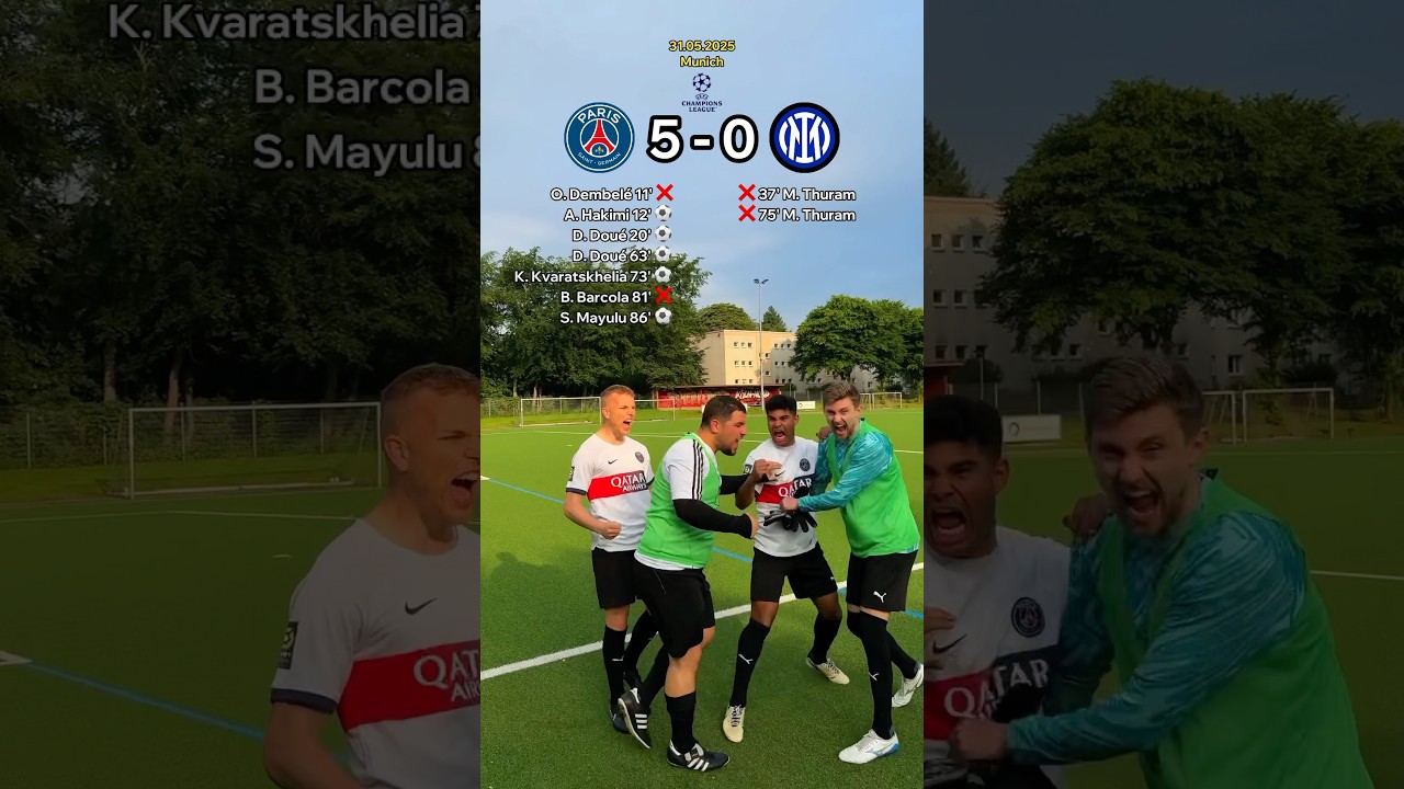 Champions League Final 2025: PSG vs Inter Milan