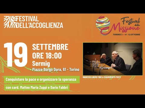 Festival della Missione con card. Matteo Maria Zuppi e Dario Fabbri