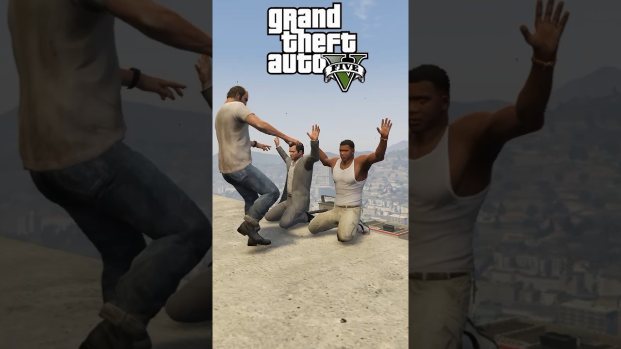 Trevor Kills Michael & Franklin in GTA 5 😱