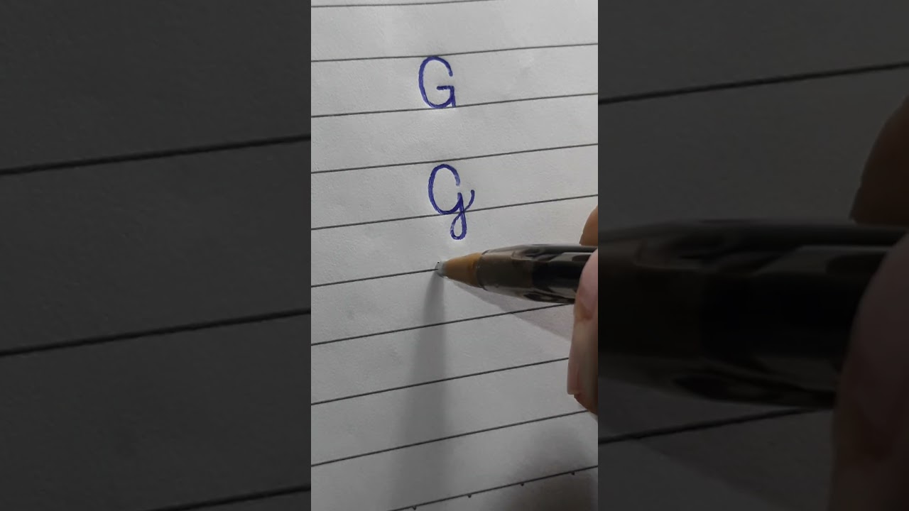 3 Maneiras de Escrever a Letra G ✍️