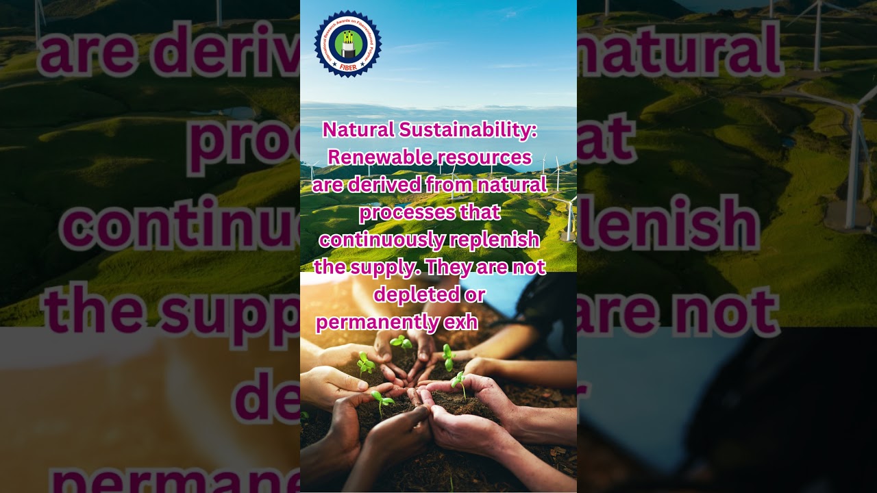 Renewable Resources: Sustainable Natural Energy 🌱