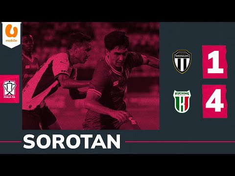 Sorotan: Terengganu FC 1 - 4 Kuching City FC | Suku Akhir (1) | Piala FA 2025