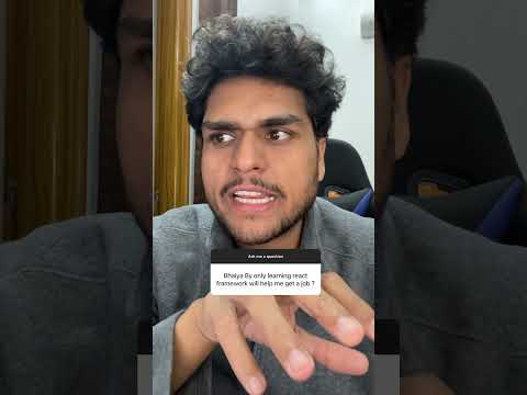 Is learning React enough to get a job as a fresher? 🤔