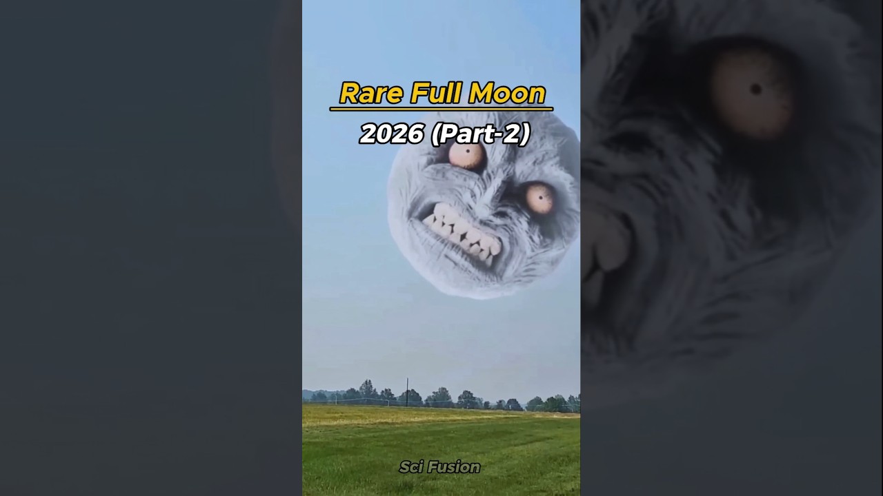 Rare Full Moon 2026 Part 2 🌕