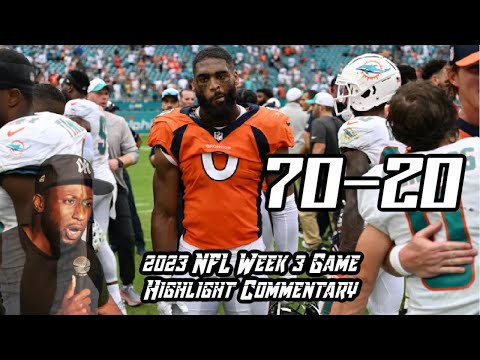 THEY LOST BY 50 POINTS | 2023 NFL Week 3 Game Highlight Commentary