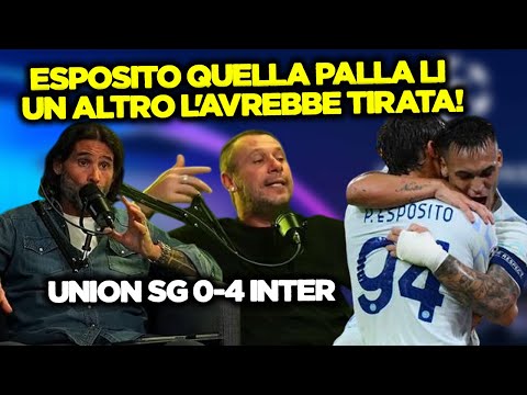 Cassano e Adani: L'INTER L'UNICA SQUADRA ITALIANA CHE VA AVANTI dopo la Vittoria 4-0 con Union SG