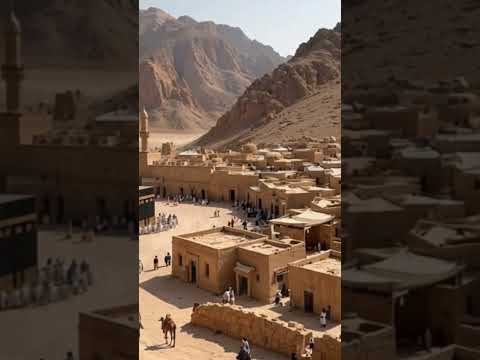 Step into Makkah 1400 Years Ago #ancient #makkah