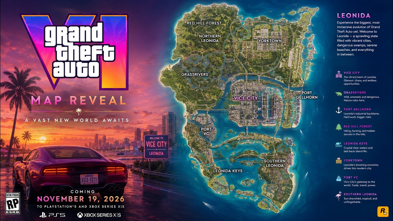 GTA 6 Map was LEAKED!