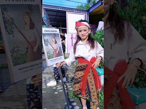 Pawai Hari Pahlawan Pakai Kostum Martha Cristina Tiahahu #shorts #short