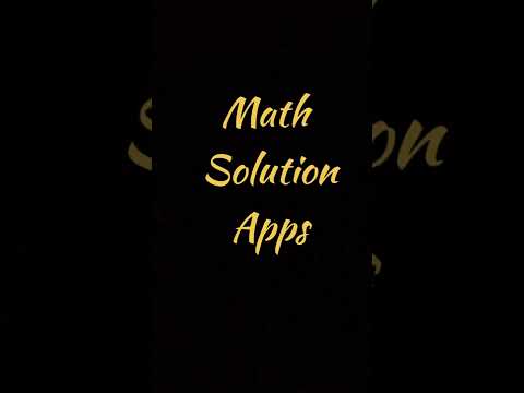 Math Solution apps | maths problem solver apps