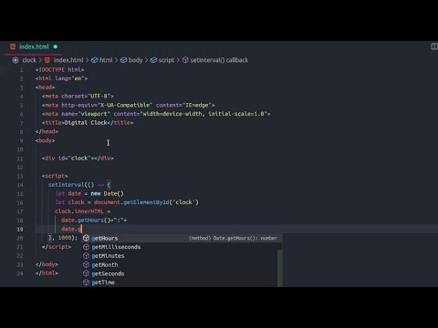 Cara bikin jam digital dengan HTML & Javascript