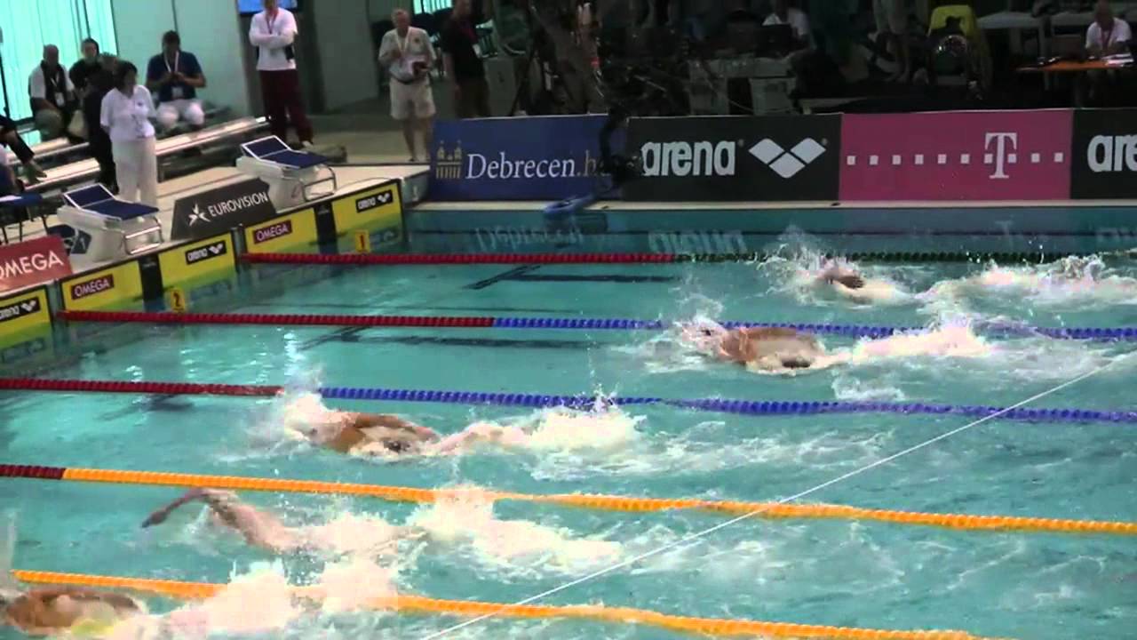 EM Debrechen 2012: 100m Freestyle Men's Final - Gard Kvale's Performance