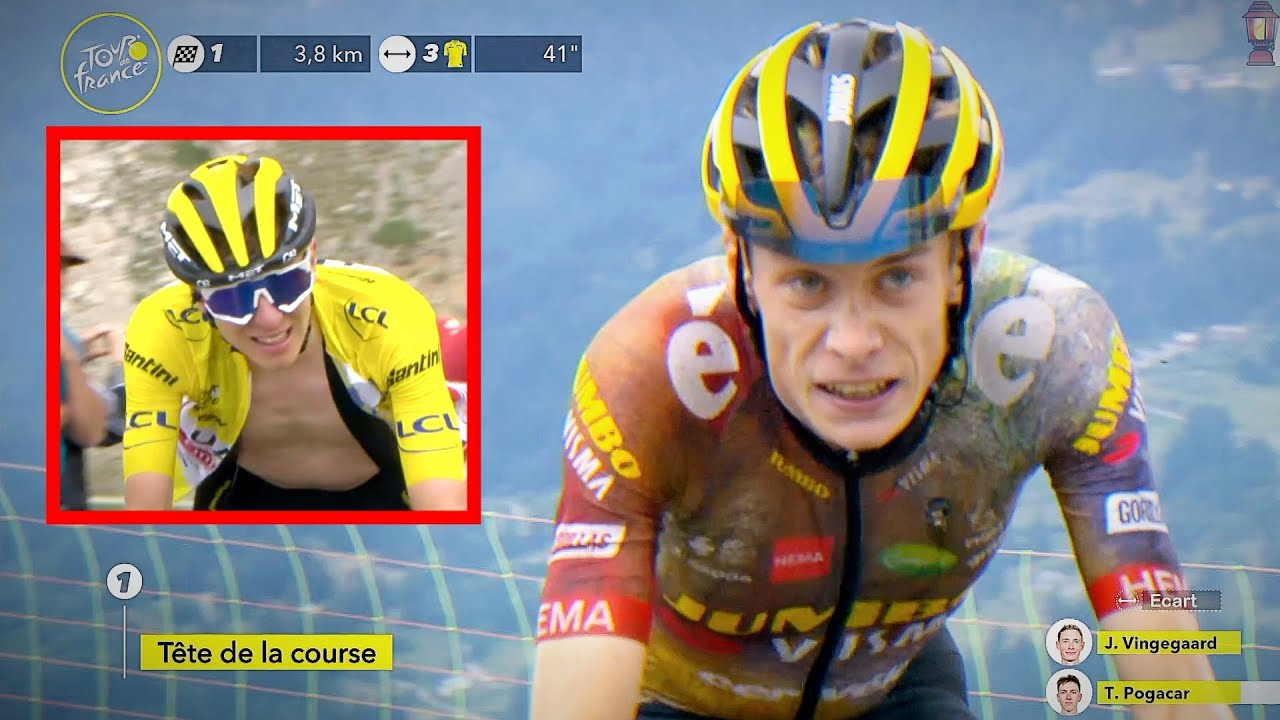 Vingegaard Dominates Pogacar on Col du Granon | Tour de France 2022 Stage 11 Highlights 🚴♂️
