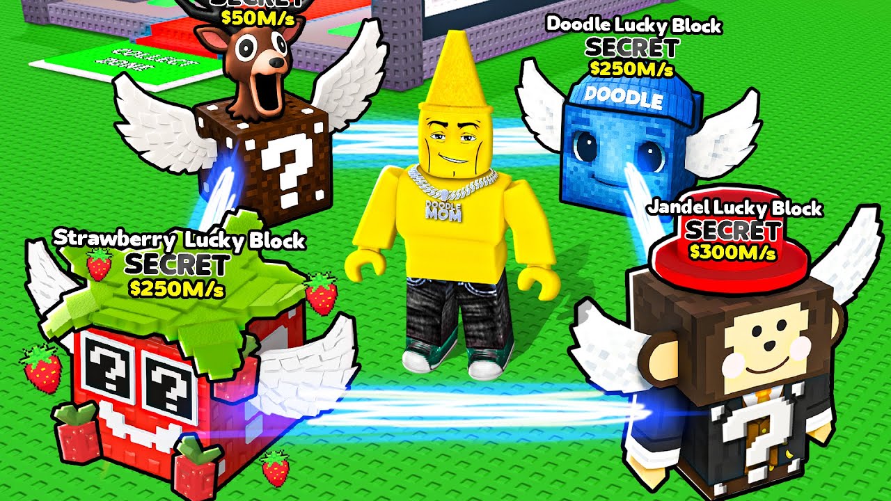 Steal Brainrot with Lucky Blocks Only ๐ฒ