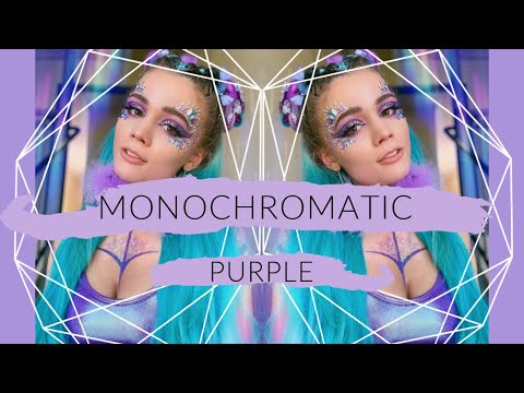 PURPLE RAVE LOOK | Makeup Tutorial