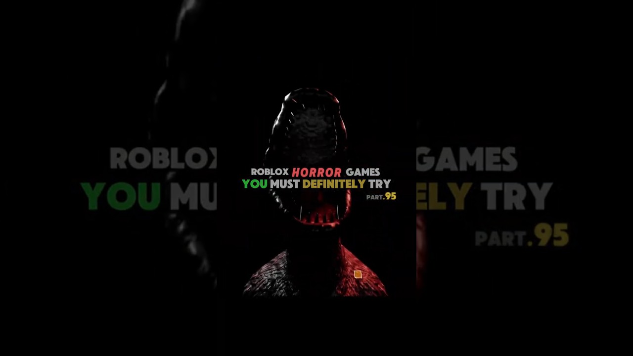 Roblox Horror Games You Should NEVER Play Alone.