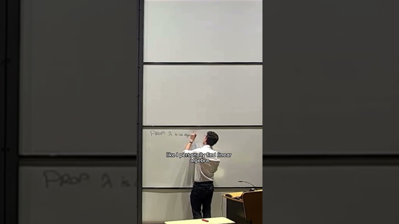 Learning Math from a Fields Medalist Professor 🧮