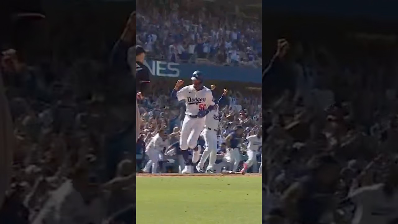 Freddie Freeman Seals the Game with a Walk-Off Single! ⚾️ #Dodgers #MLBHighlights