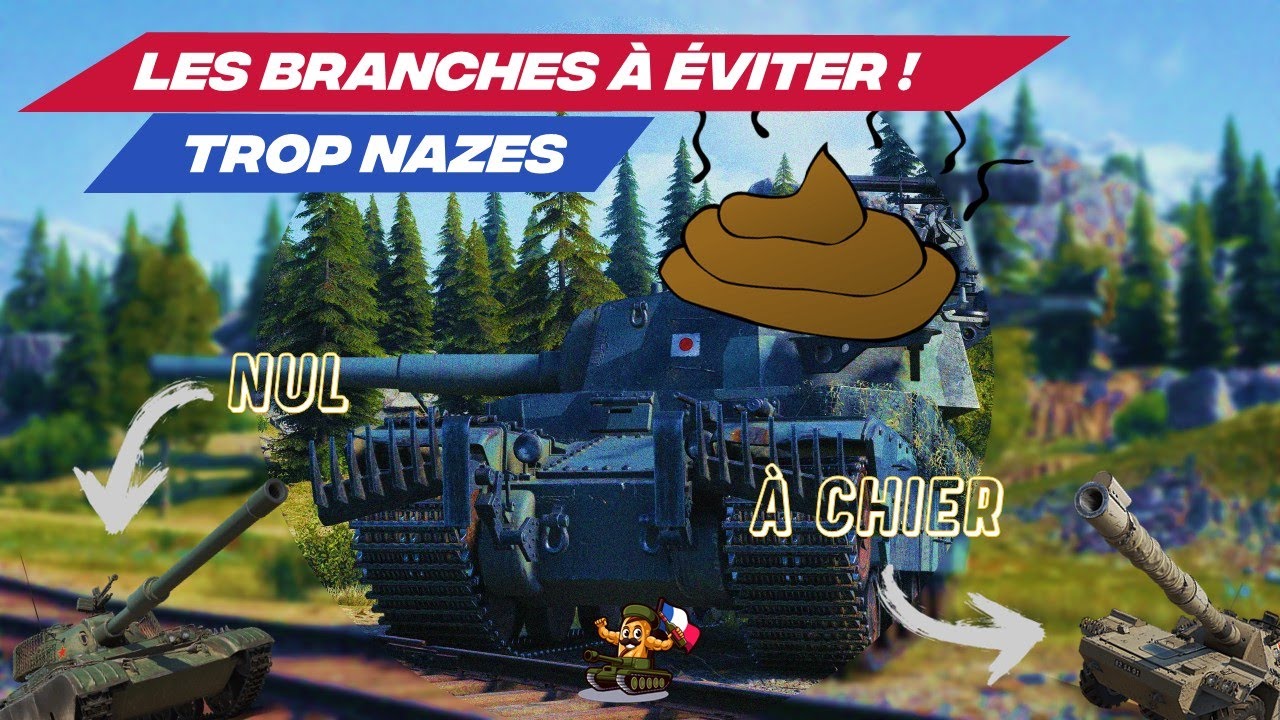 Les 7 7 Branches à Éviter pour Débutants dans WoT 🚫